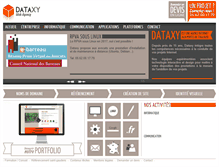 Tablet Screenshot of dataxy.fr
